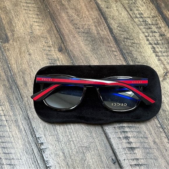Gucci | Square Havana eyeglass frames - Picture 10 of 11